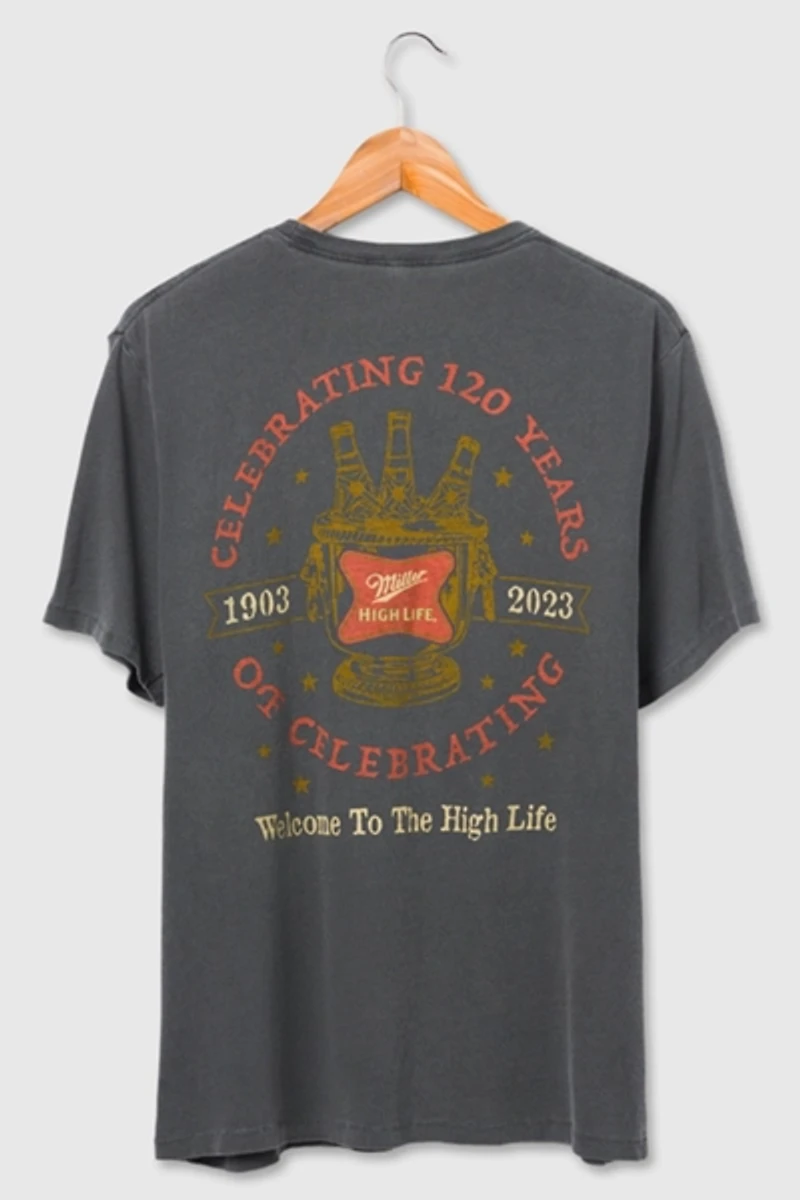 Junk Food Miller High Life 120th Anniversary Tee