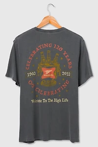 Junk Food Miller High Life 120th Anniversary Tee