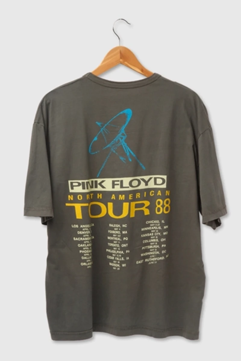 Junk Food Pink Floyd North American Tour '88 Jersey Tee