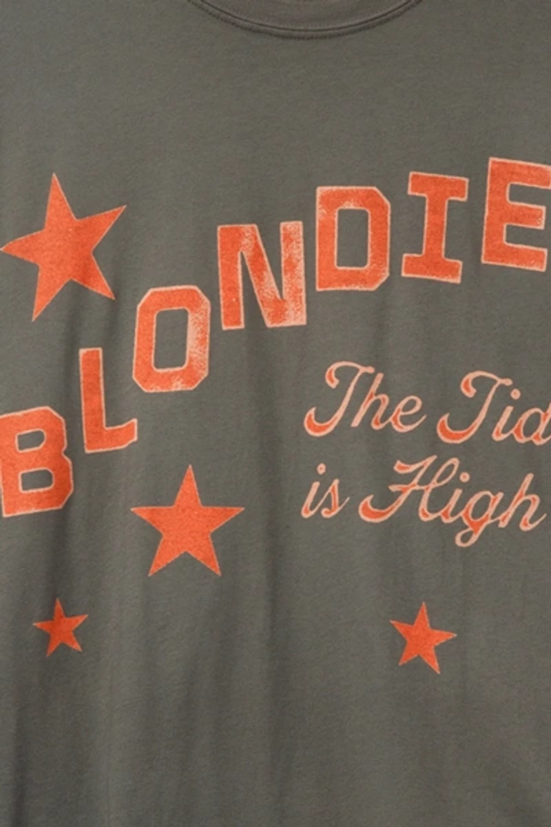 Junk Food Blondie Tide is High Oversized Tee