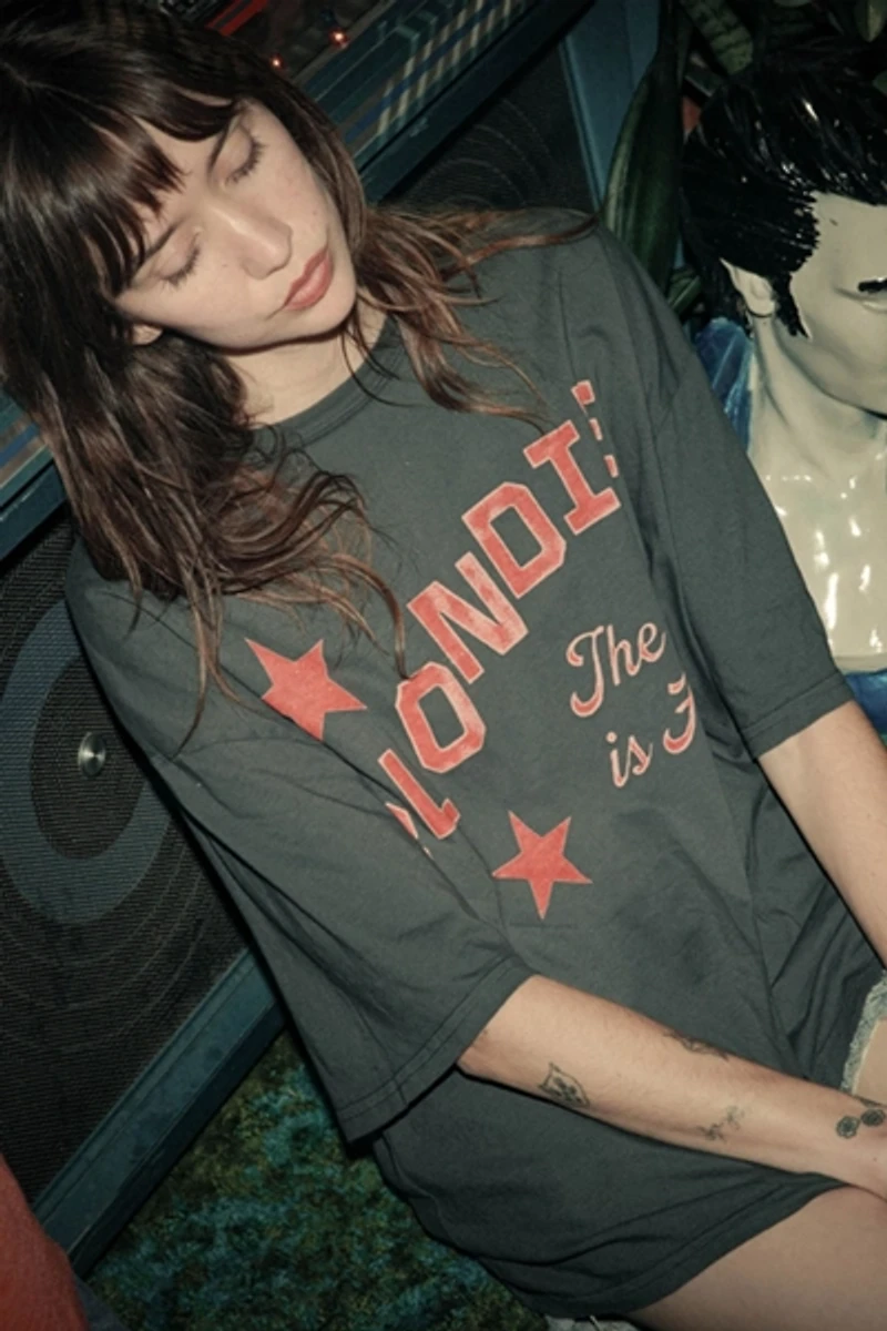 Junk Food Blondie Tide is High Oversized Tee