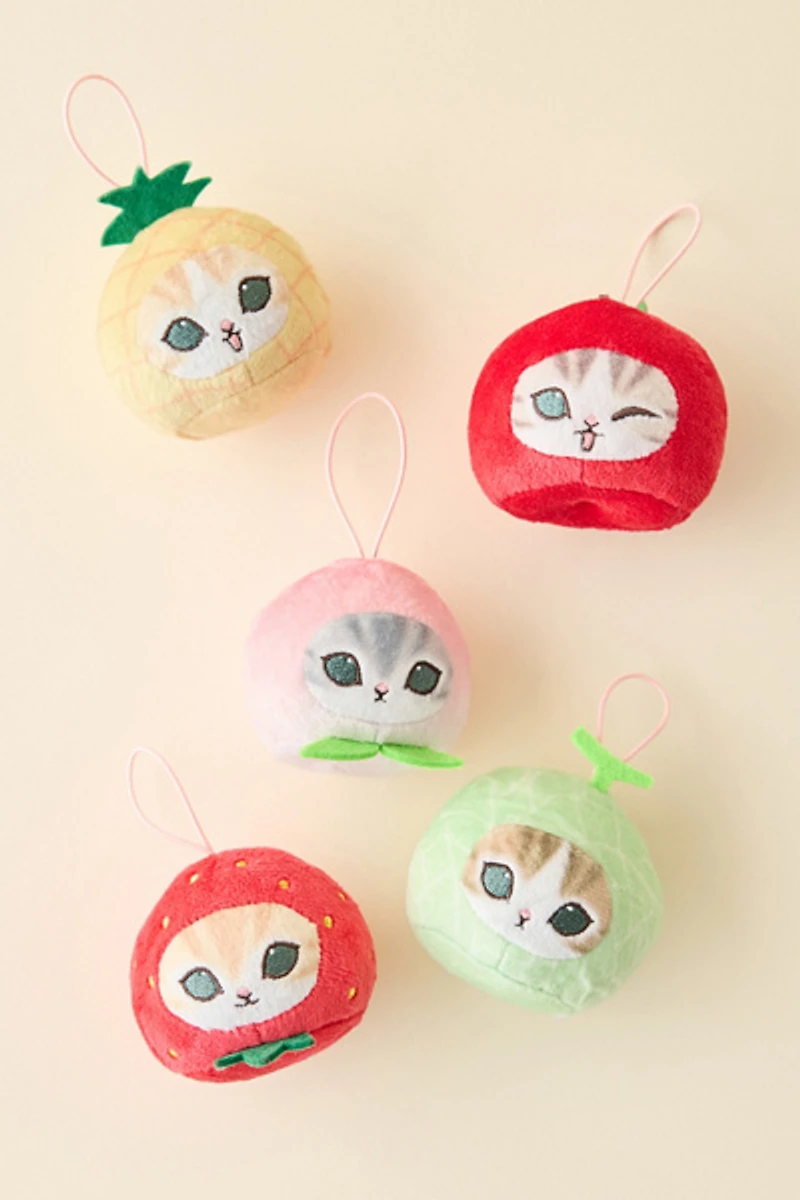 Mofusand Fresh Fruit Meow Face Blind Box Plushie Keychain