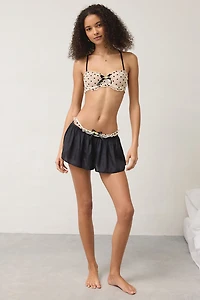 Wild Lovers Romy Sheer Polka Dot Ruffle Underwire Bra