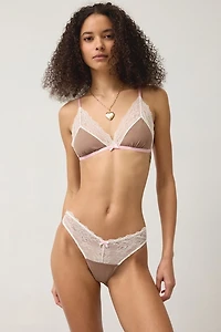 Wild Lovers Solene Lace Trim Thong