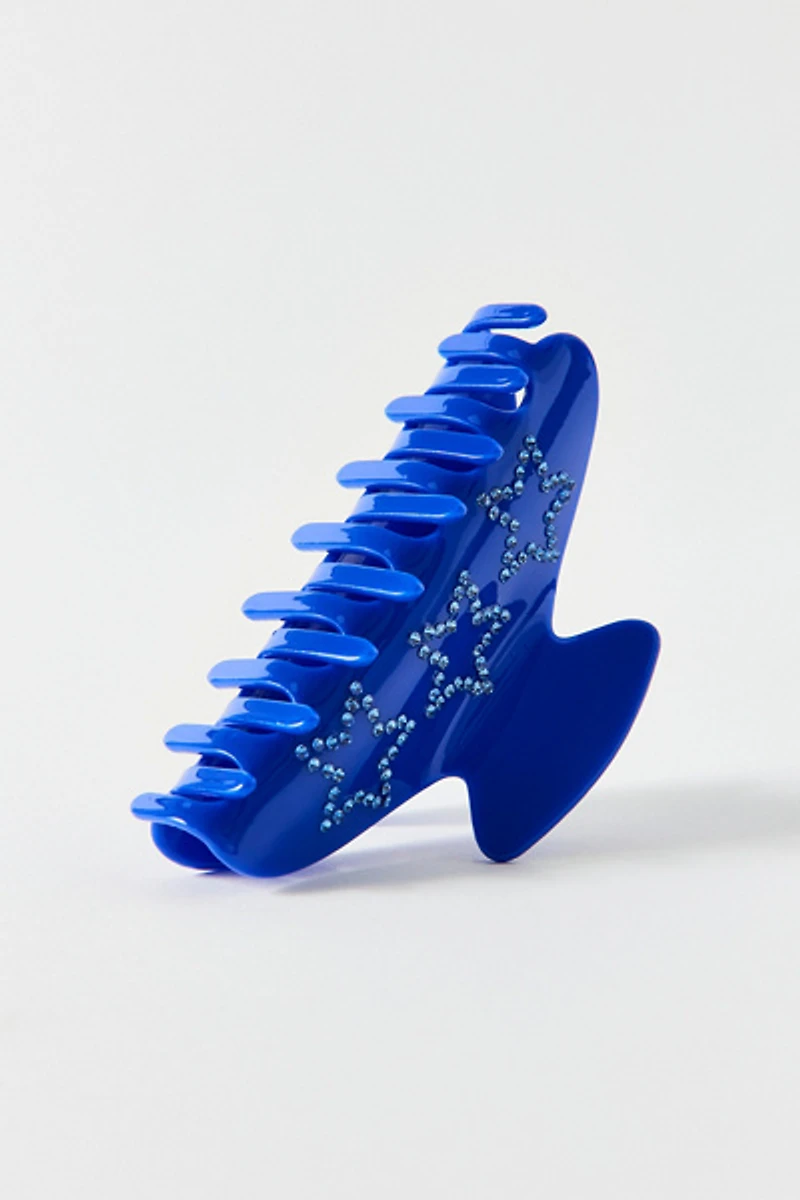 Talk More Rhinestone Claw Clip