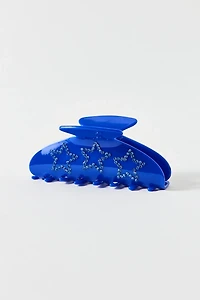 Talk More Rhinestone Claw Clip