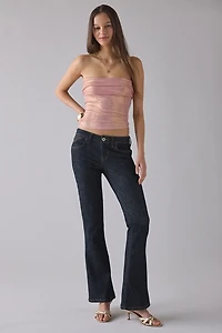 UO Coyote Metallic Shine Keyhole Cutout Tube Top