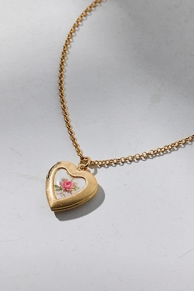 Rosie Heart Locket Necklace
