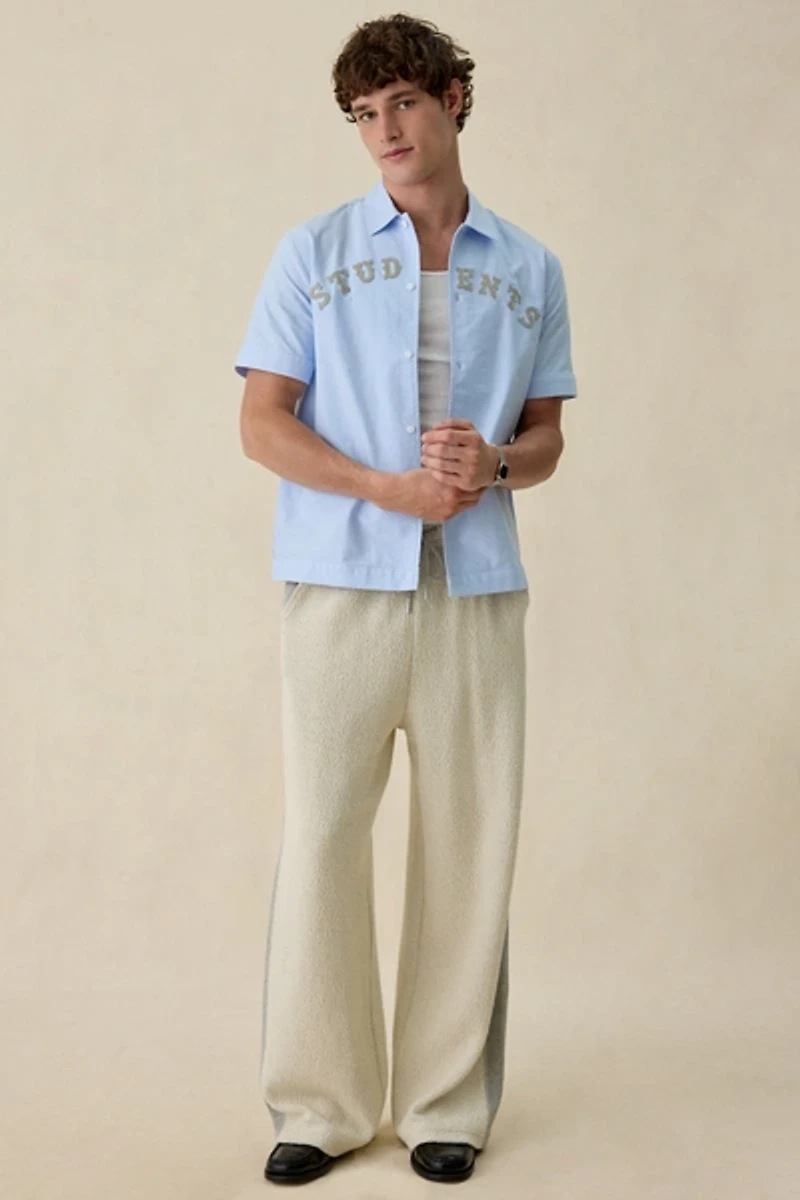 Students Golf Crescent Logo Oxford Shirt