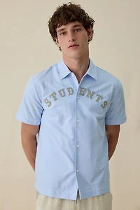 Students Golf Crescent Logo Oxford Shirt