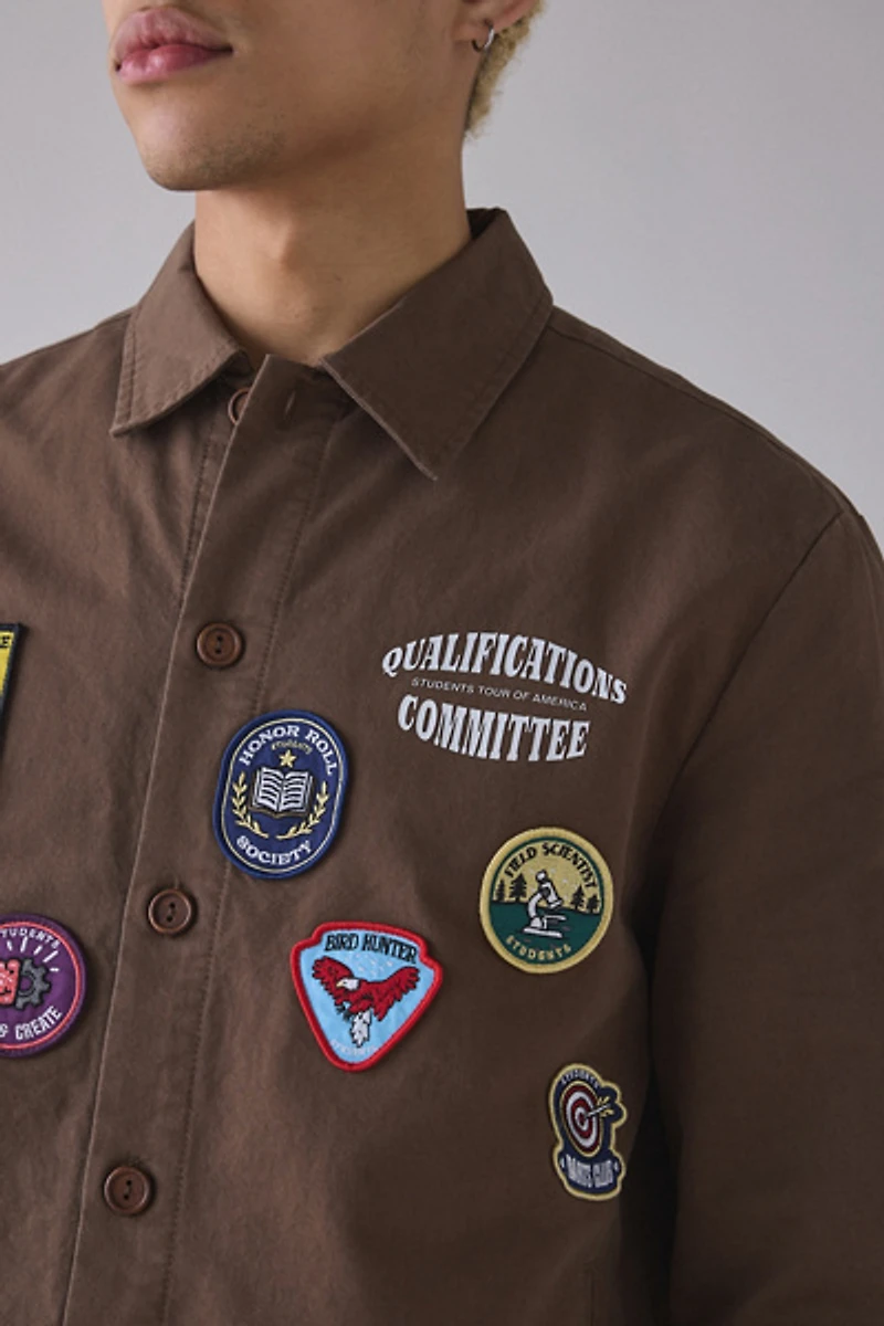 Students Golf Claude Patch Chore Shirt Jacket