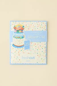 FreshCut Paper Mini Confetti Cake Pop-Up Birthday Card