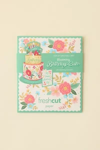 FreshCut Paper Mini Blooming Cake Pop-Up Birthday Card