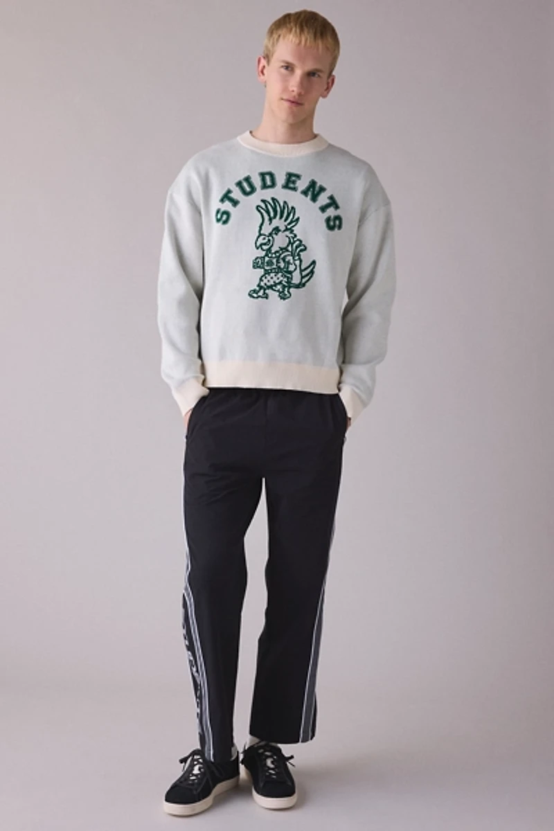 Students Golf Chip Knit Crew Neck Sweater
