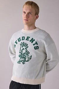 Students Golf Chip Knit Crew Neck Sweater