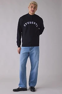 Students Golf Giovanni Spell Out Knit Quarter-Zip Sweater