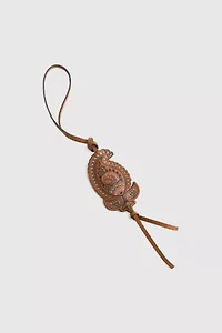Vera Bradley Faux Leather Paisley Bag Charm