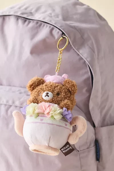 Rilakkuma Chairoikoguma San-X Original Tea Time Plushie Keychain