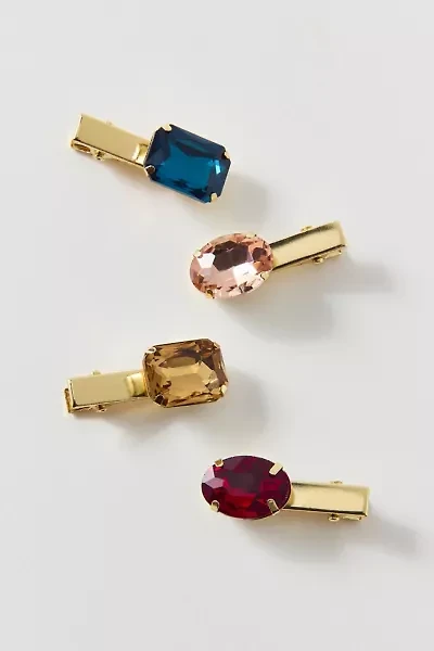 Bejeweled Hair Clips Set