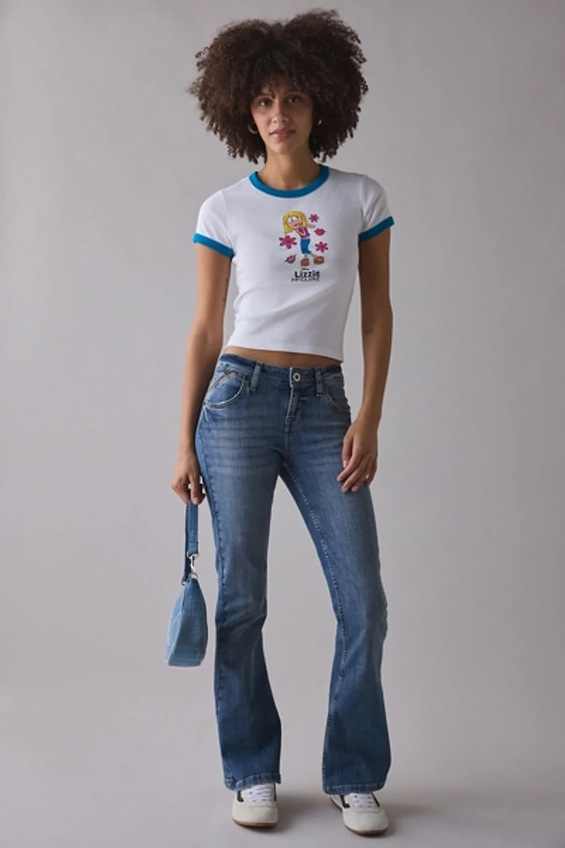 Lizzie McGuire Graphic Ringer Baby Tee