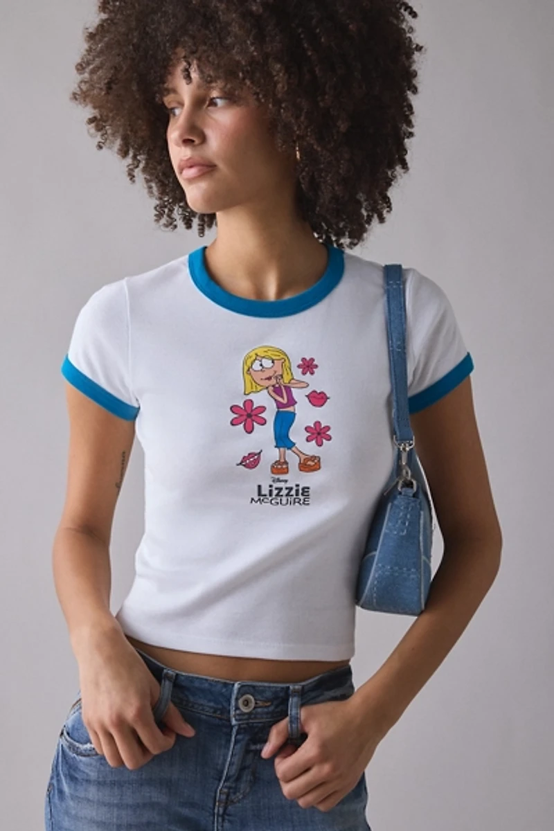 Lizzie McGuire Graphic Ringer Baby Tee