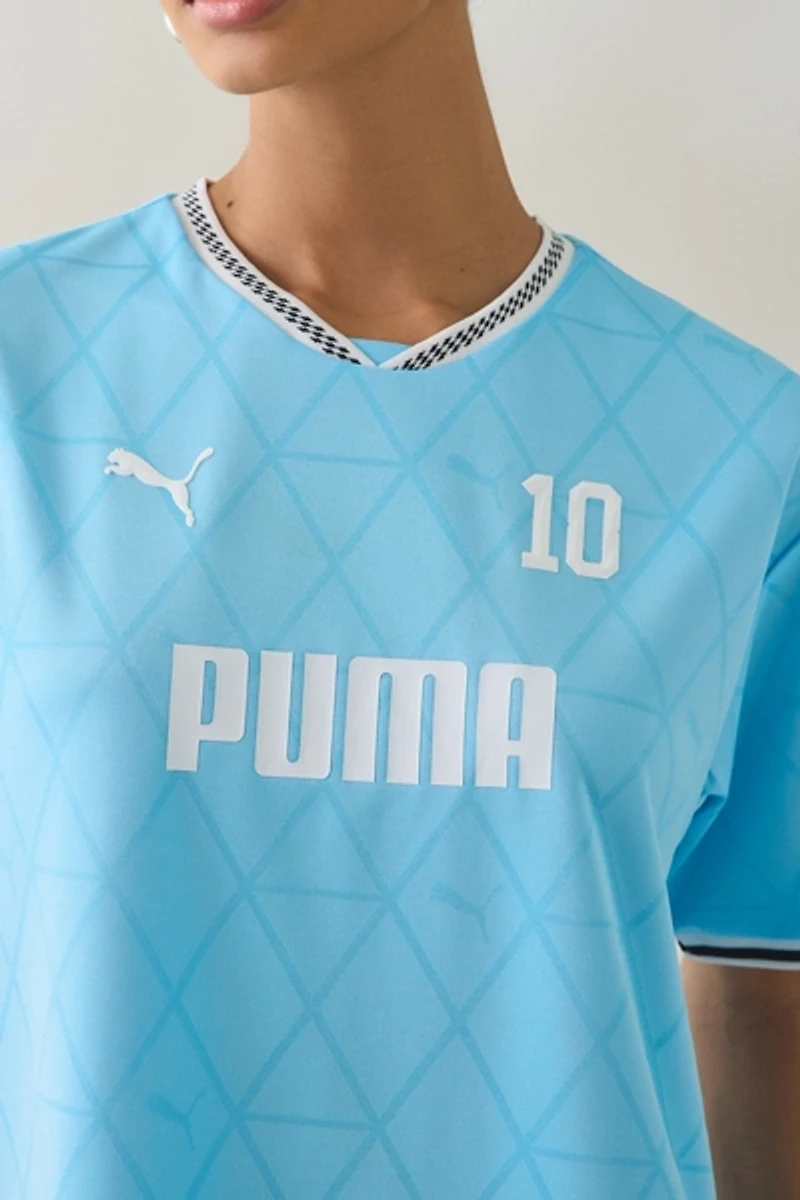 Puma Sport Graphic Short Sleeve Relaxed Jersey T-Shirt Dress