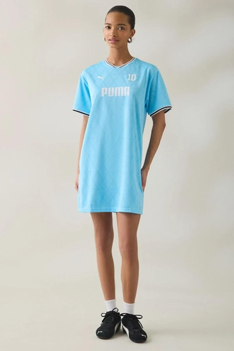 Puma Sport Graphic Short Sleeve Relaxed Jersey T-Shirt Dress