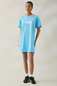 Puma Sport Graphic Short Sleeve Relaxed Jersey T-Shirt Dress