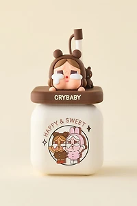 POP MART CRYBABY Crying Again Series Straw Ceramic Travel Cup