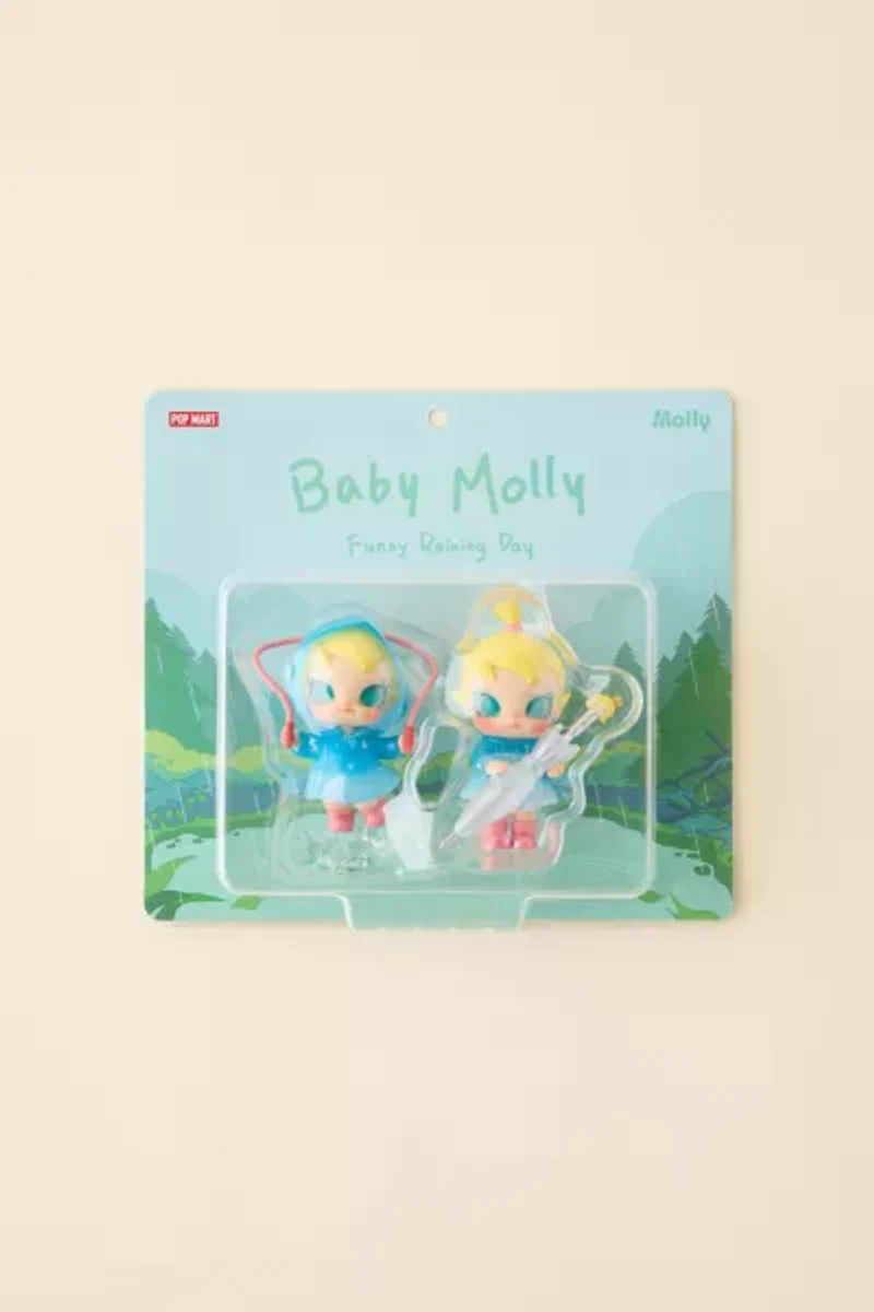 POP MART Baby Molly Funny Raining Day Figure Set