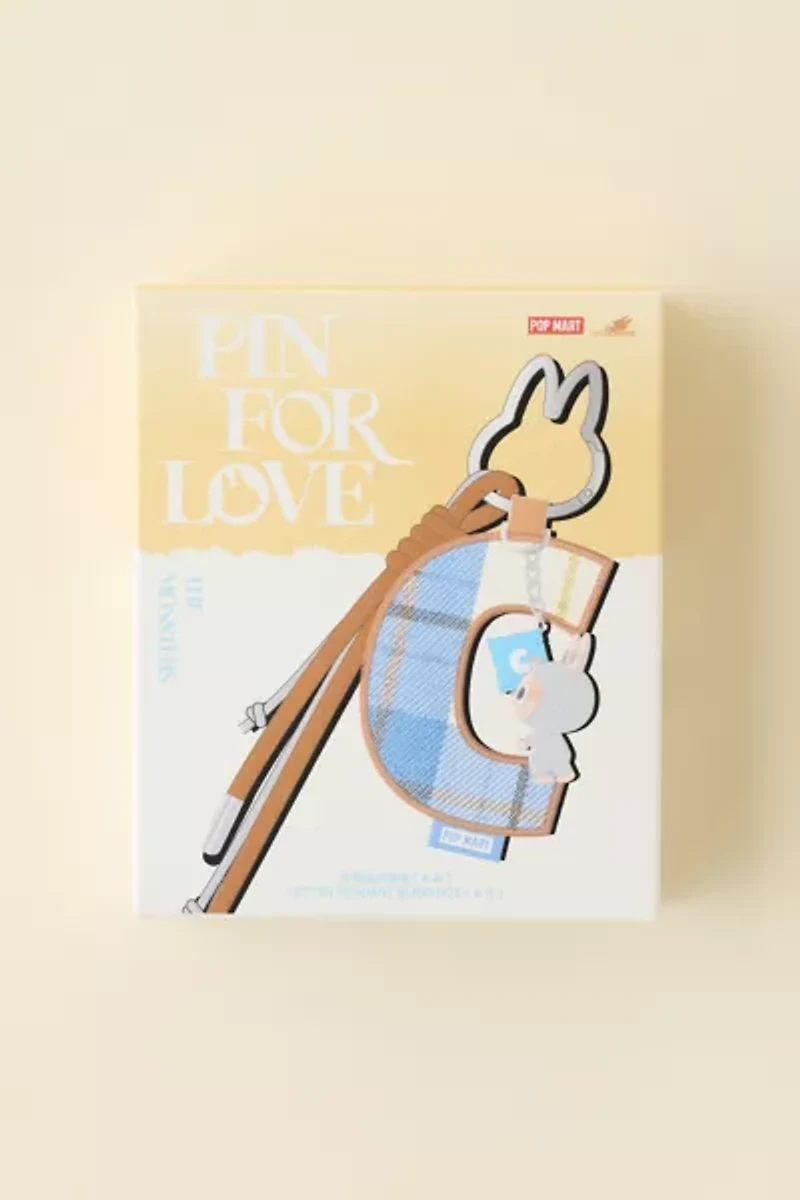 POP MART The Monsters Labubu Pin For Love Series A-M Blind Box Keychain