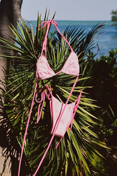 Frankies Bikinis Divine Strawberry Lemonade Skimpy Bikini Bottoms