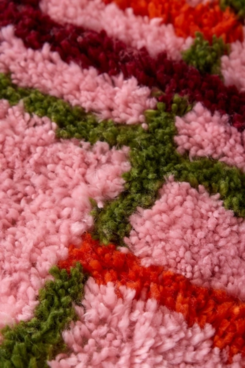 Wooly Boucherite Shaggy Tufted Rug