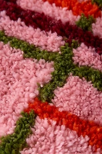 Wooly Boucherite Shaggy Tufted Rug