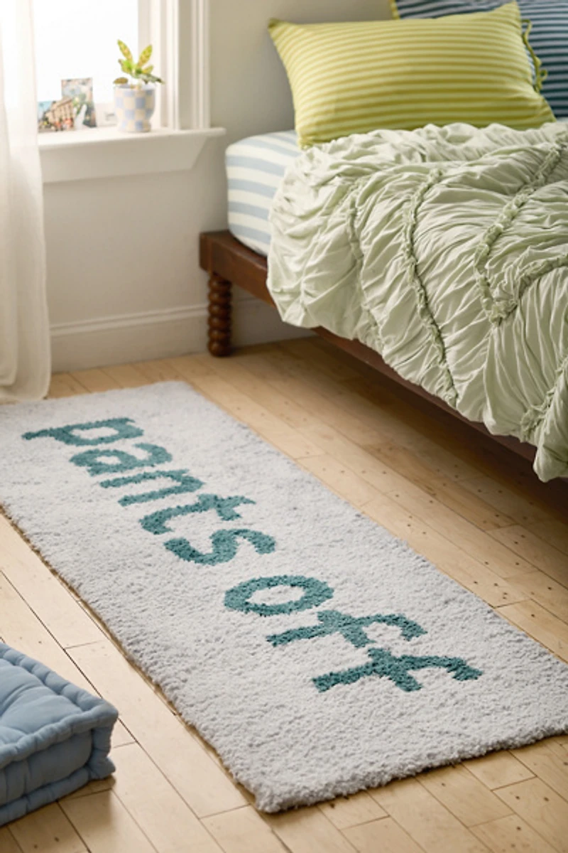 Pants Off Tufted Runner Rug