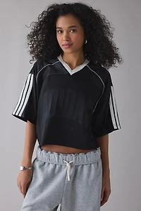 adidas Stadium V-Neck Jersey Tee