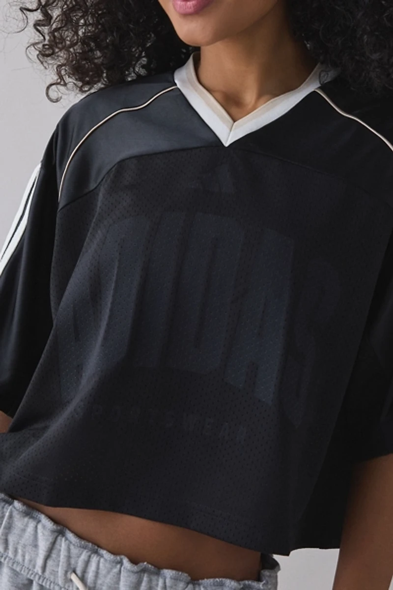 adidas Stadium V-Neck Jersey Tee