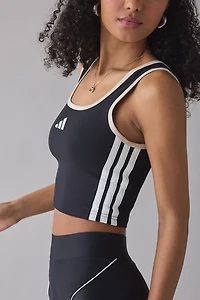 adidas Stadium Scoop Neck Cropped Tank Top
