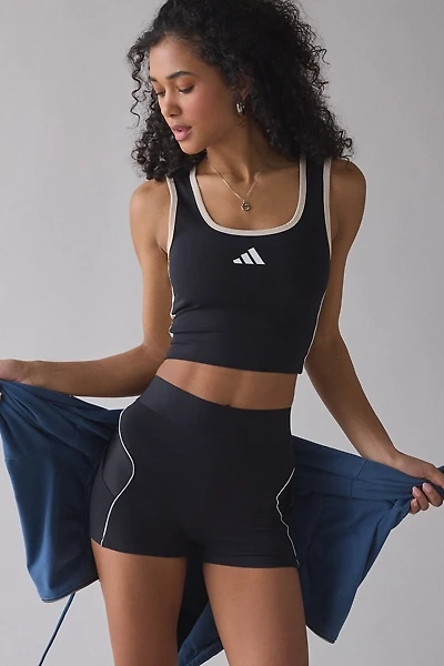adidas Stadium Scoop Neck Cropped Tank Top