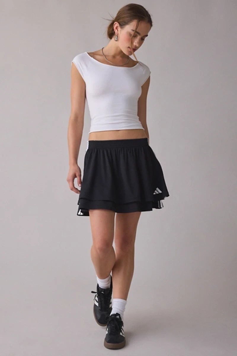 adidas House Of Tiro Layered Mini Skirt