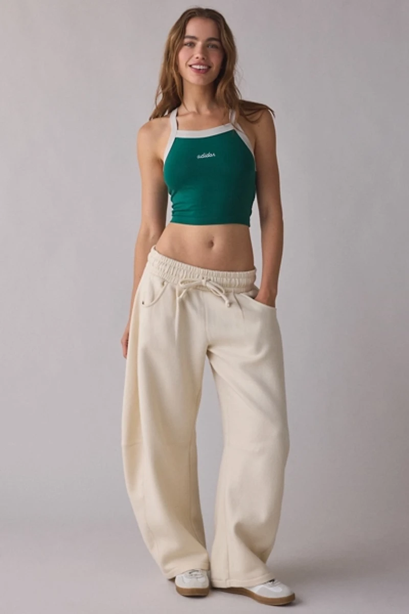 adidas Color Pop Cropped Racerback Tank Top