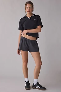 adidas Color Pop Short Sleeve Cropped Polo Shirt