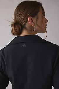 adidas Color Pop Short Sleeve Cropped Polo Shirt