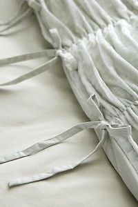 Velvet Cinched Duvet Cover