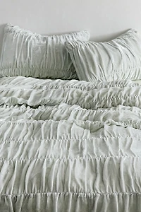 Velvet Cinched Duvet Cover