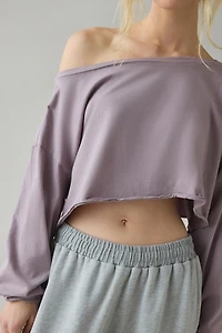 Out From Under On The Move Off-Shoulder Long Sleeve Tee