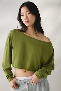 Out From Under On The Move Off-Shoulder Long Sleeve Tee