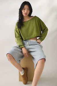 Out From Under On The Move Off-Shoulder Long Sleeve Tee