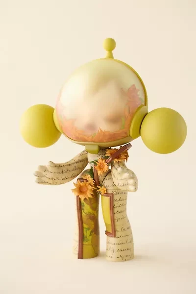 POP MART Mega SKULLPANDA 400% Van Gogh Museum Sunflowers Figure