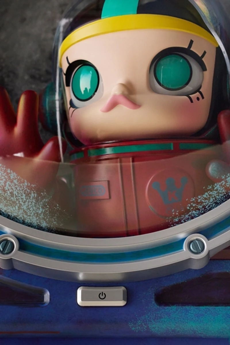 POP MART Mega Space Molly Hello Moon 3D Painting Figure Wall Art